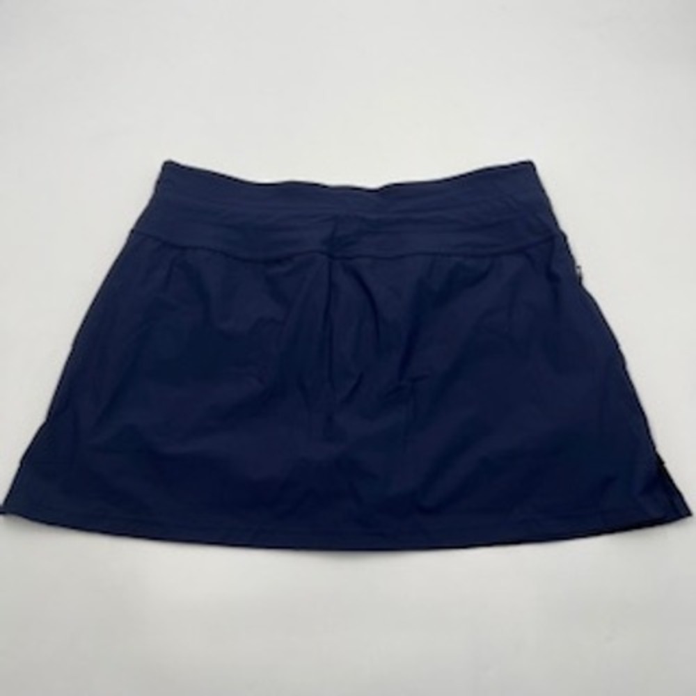 ISEEGZ Women Navy Blue Athletic Skort XL Built-in Shorts Pocket Drawstring NEW - Picture 7 of 8